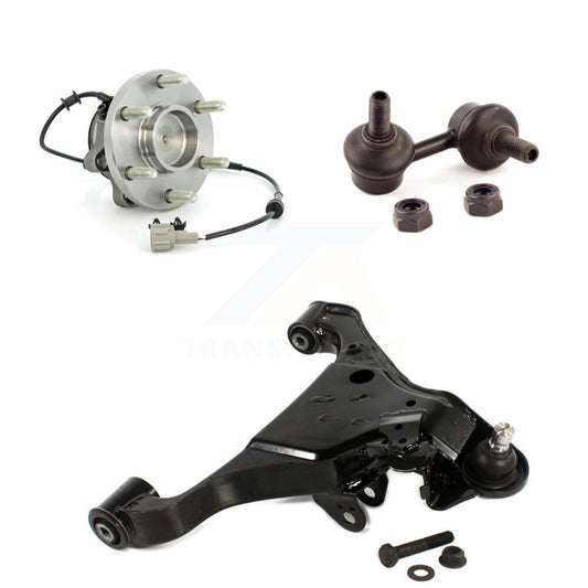 Bearing Lower Control Arm & Link Front Right Kit For Nissan Frontier Pathfinder