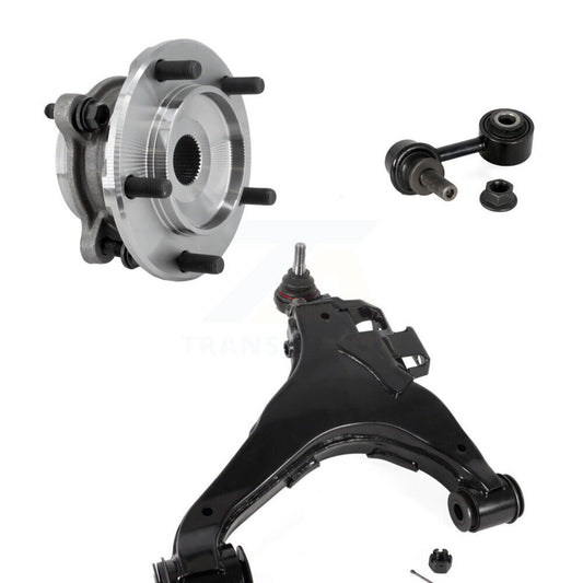 Hub Bearing Lower Control Arm Link Front Right Kit For Toyota Tundra Sequoia 4WD