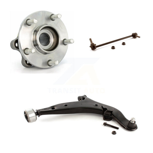 Hub Bearing Lower Control Arm & Link Front Right Kit For 2004-2009 Nissan Quest