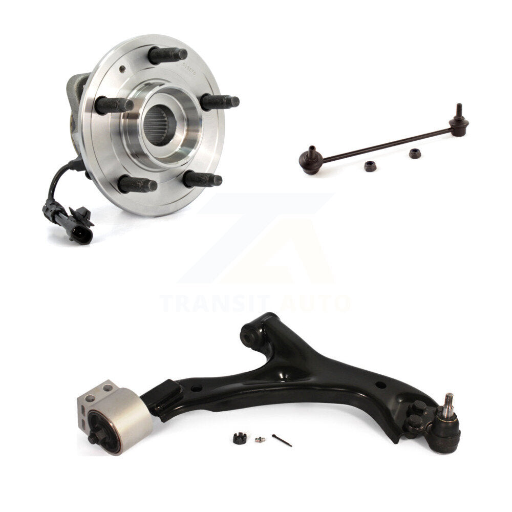 Hub Bearing Lower Control Arm Link Front Right Kit For Chevrolet Equinox Pontiac