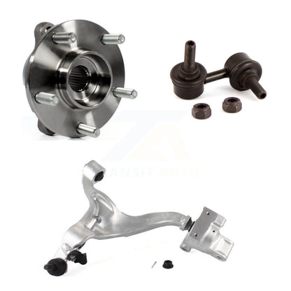 Hub Bearing Lower Control Arm Link Front Right Kit For INFINITI G37 G35 G25 Q40