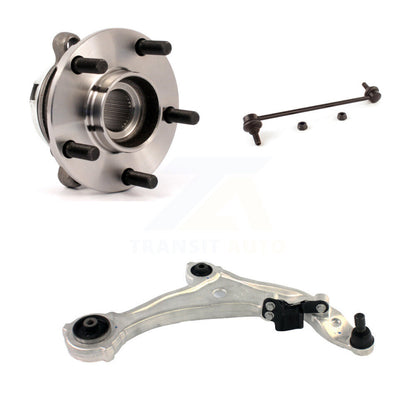 Hub Bearing Lower Control Arm & Link Front Right Kit For 2009-2014 Nissan Murano