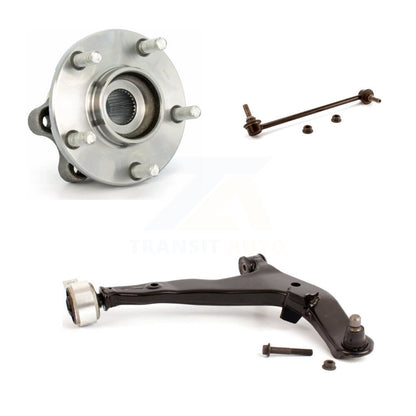 Hub Bearing Lower Control Arm & Link Front Right Kit For 2003-2007 Nissan Murano