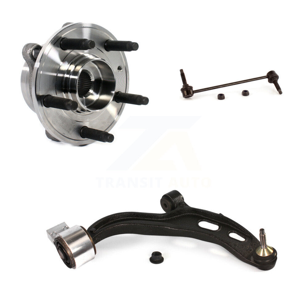Hub Bearing Lower Control Arm Link Front Right Kit For Ford Taurus Police Sedan