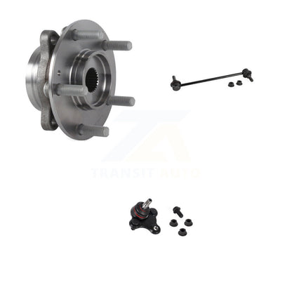 Bearing Lower Ball Joint & Link Front Right Kit For Hyundai Elantra Kia Forte GT