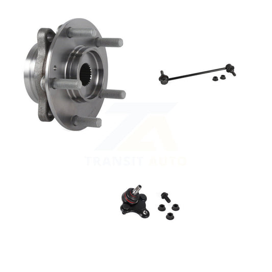 Bearing Lower Ball Joint & Link Front Right Kit For Hyundai Elantra Kia Forte GT