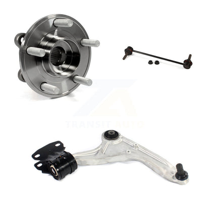 Bearing Lower Control Arm & Link Front Right Kit For Ford Fusion Lincoln MKZ SSV