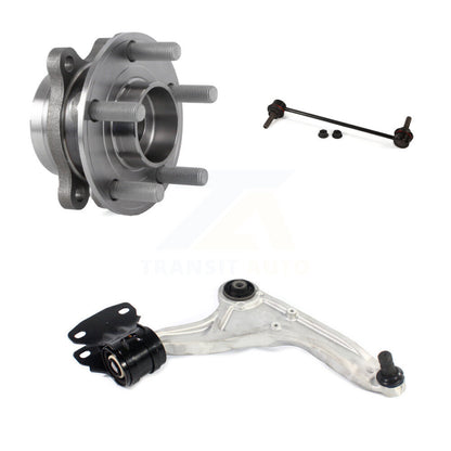 Hub Bearing Lower Control Arm & Link Front Right Kit For Ford Fusion Lincoln MKZ