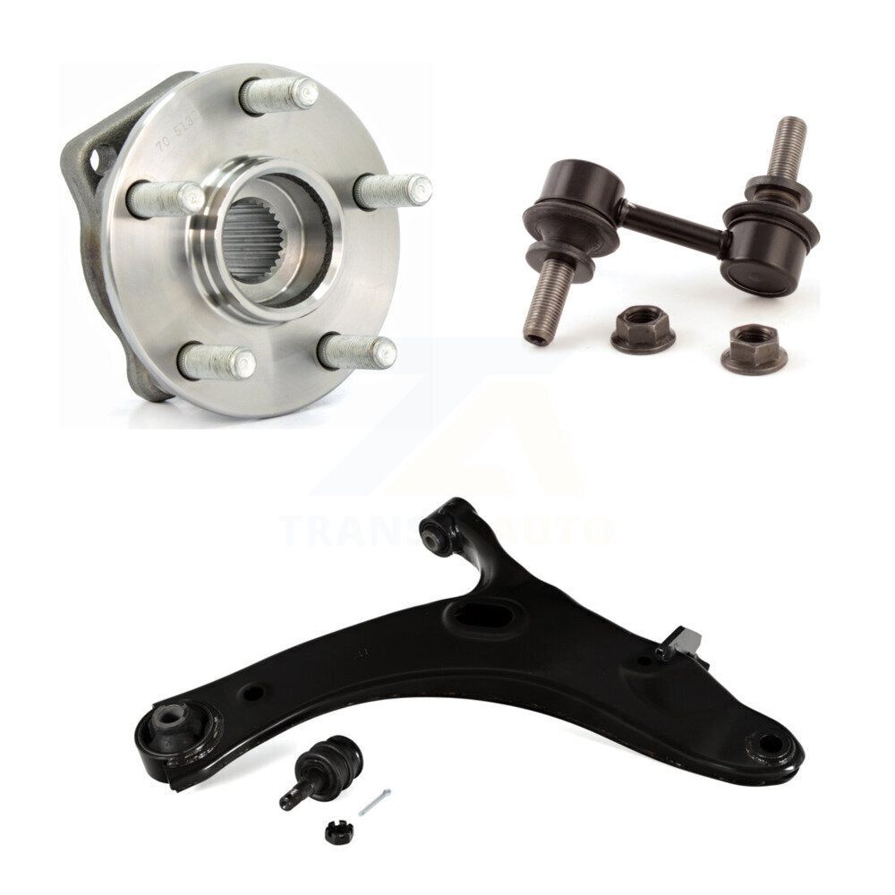 Bearing Lower Control Arm with BJ & Link Front Right Kit For Subaru XV Crosstrek