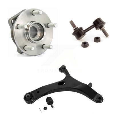 Bearing Lower Control Arm w/ Ball Joint Link Front Right Kit For Subaru Impreza