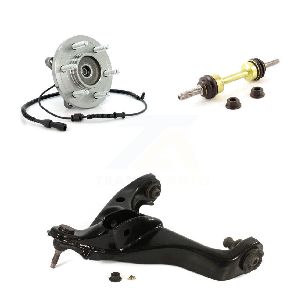Hub Bearing Lower Control Arm & Link Front Right Kit For Ford Expedition Lincoln
