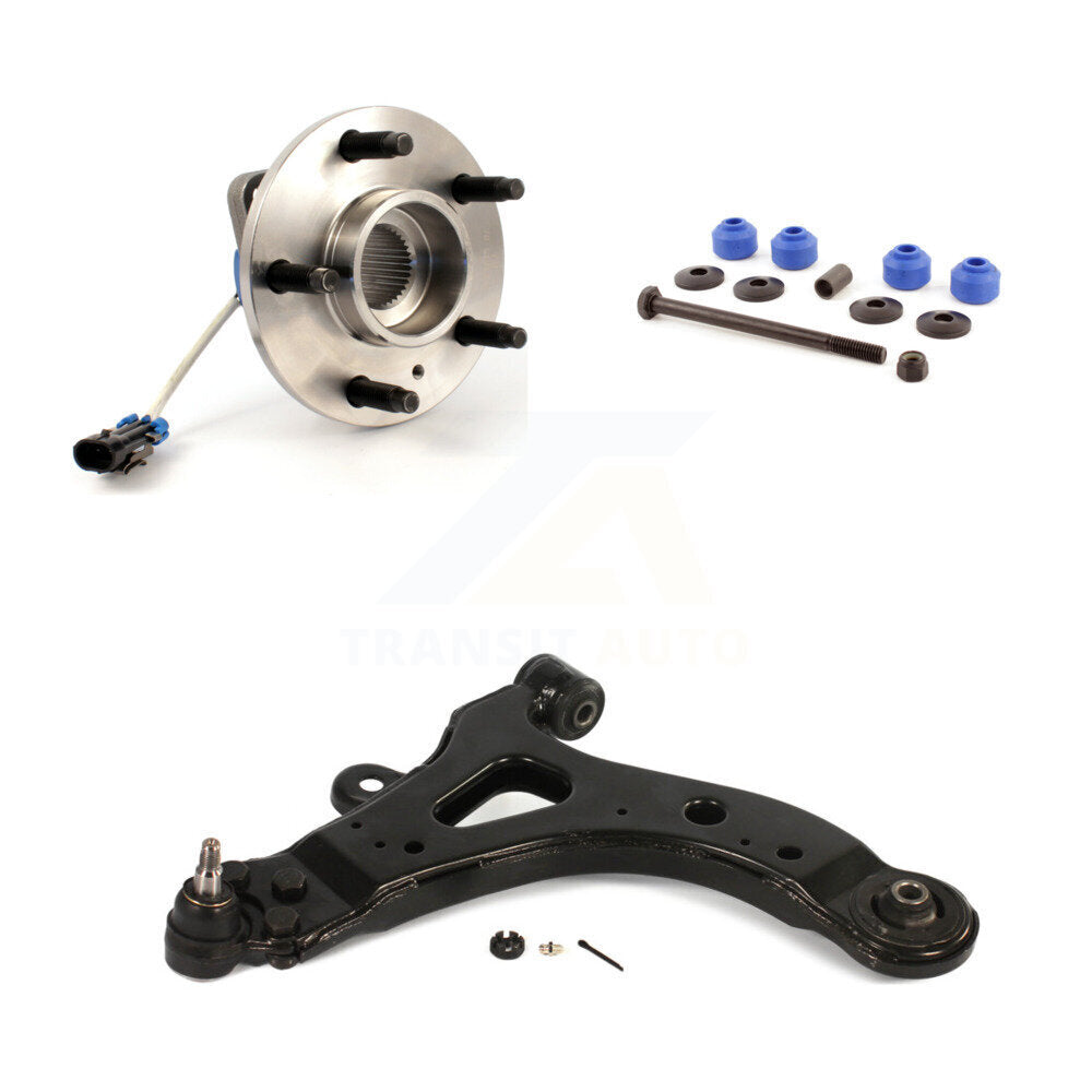 Hub Bearing Lower Control Arm Link Front Right Kit For Buick Rendezvous Pontiac