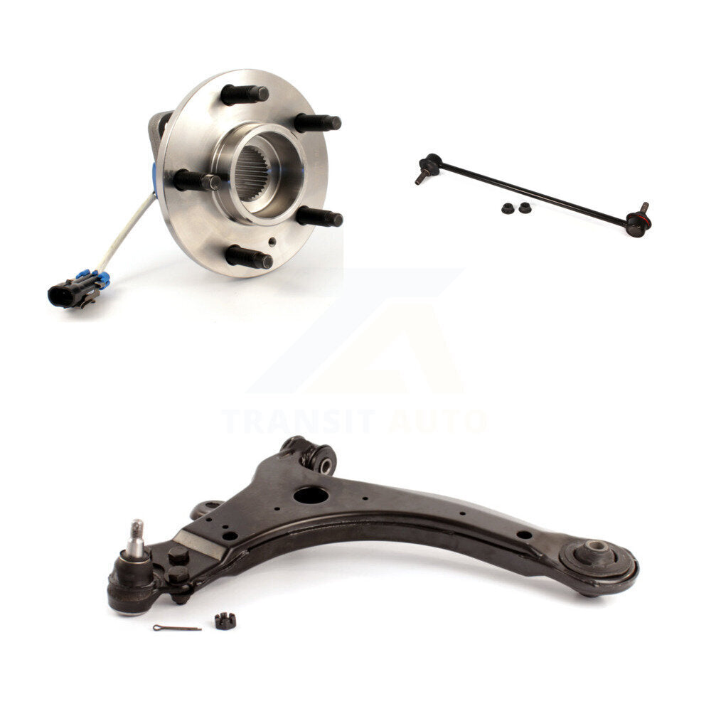 Hub Bearing Lower Control Arm Link Front Right Kit For Pontiac Grand Prix Buick