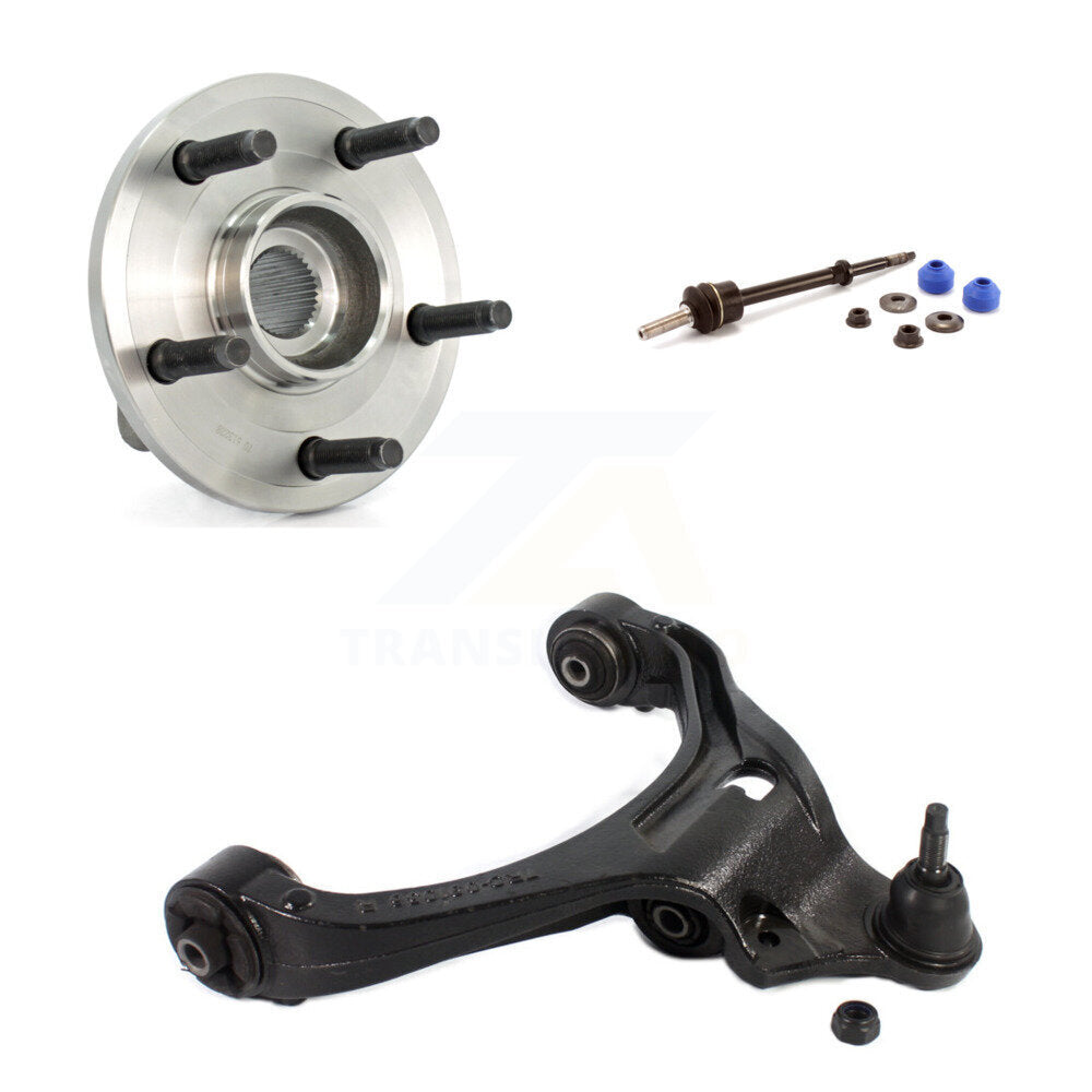Hub Bearing Lower Control Arm & Link Front Right Kit For Dodge Dakota Mitsubishi