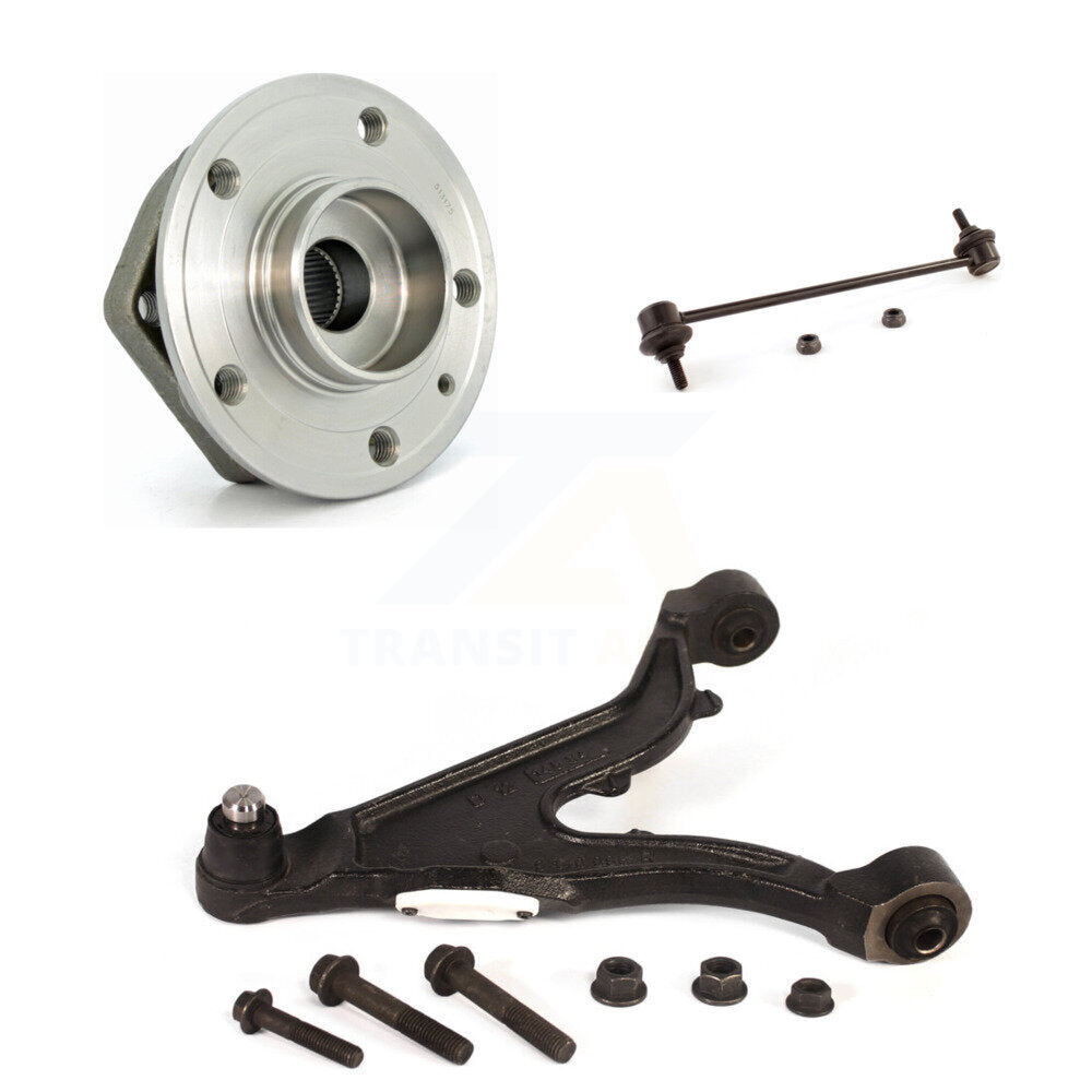 Hub Bearing Lower Control Arm & Link Front Right Kit For 1999-2000 Volvo S70 V70