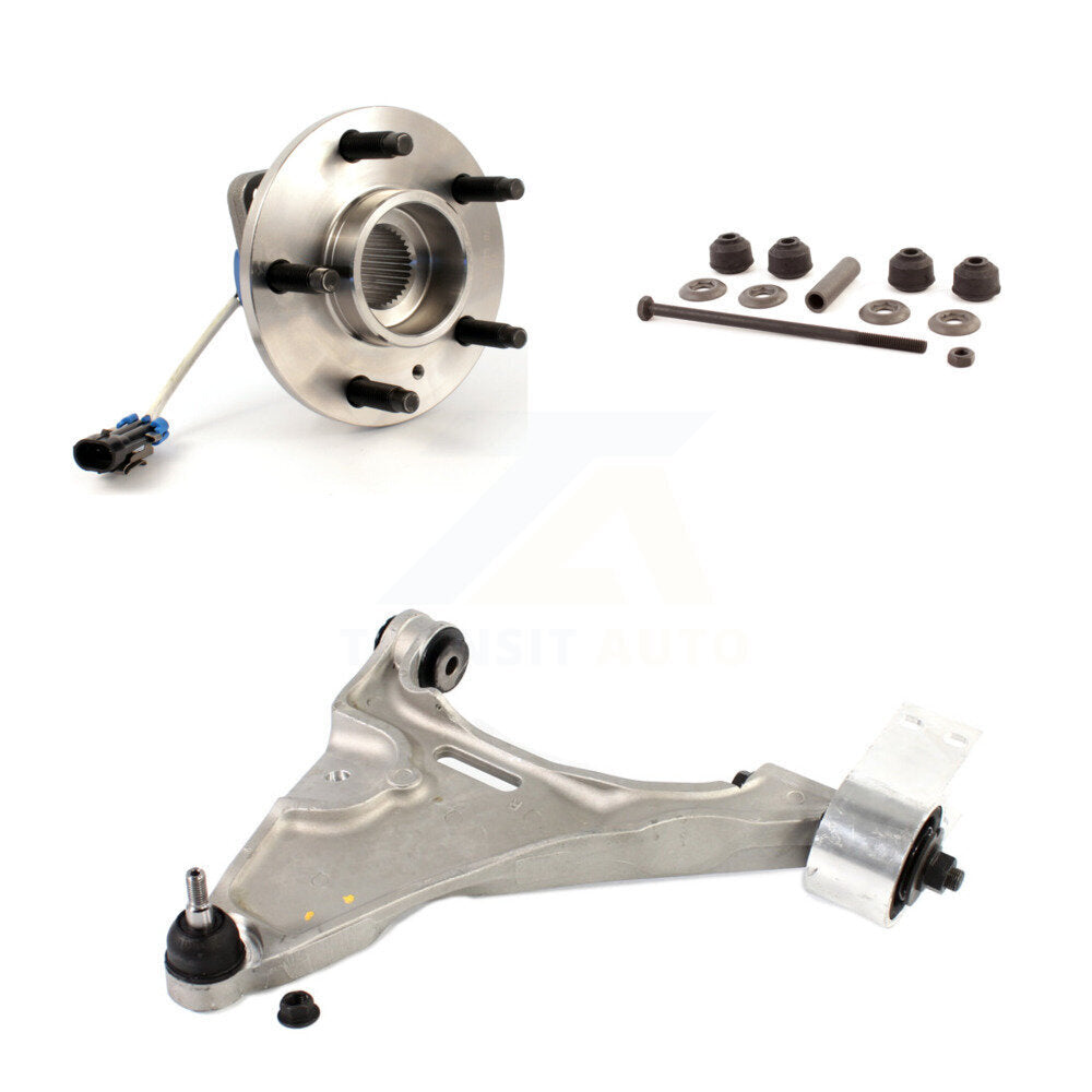 Hub Bearing Lower Control Arm & Link Front Right Kit For 2006-2011 Buick Lucerne