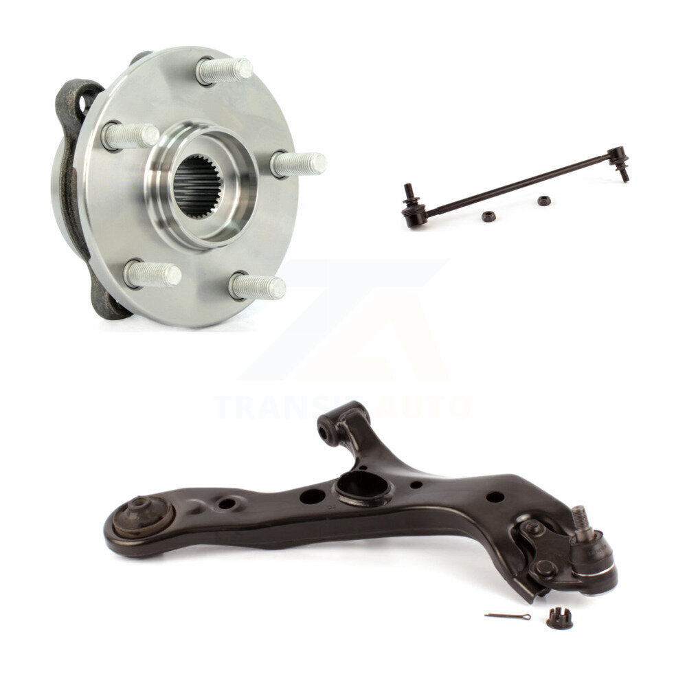 Bearing Lower Control Arm with Ball Joint & Link Front Right Kit For Toyota RAV4