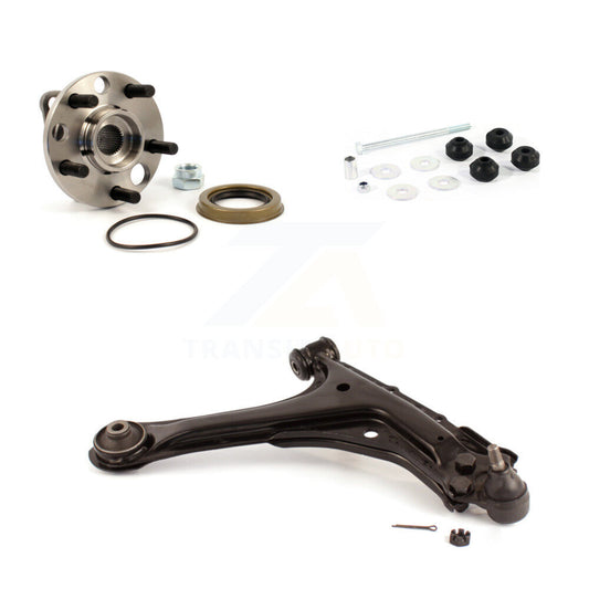 Bearing Lower Control Arm & Link Front Right Kit For Chevrolet Cavalier Pontiac
