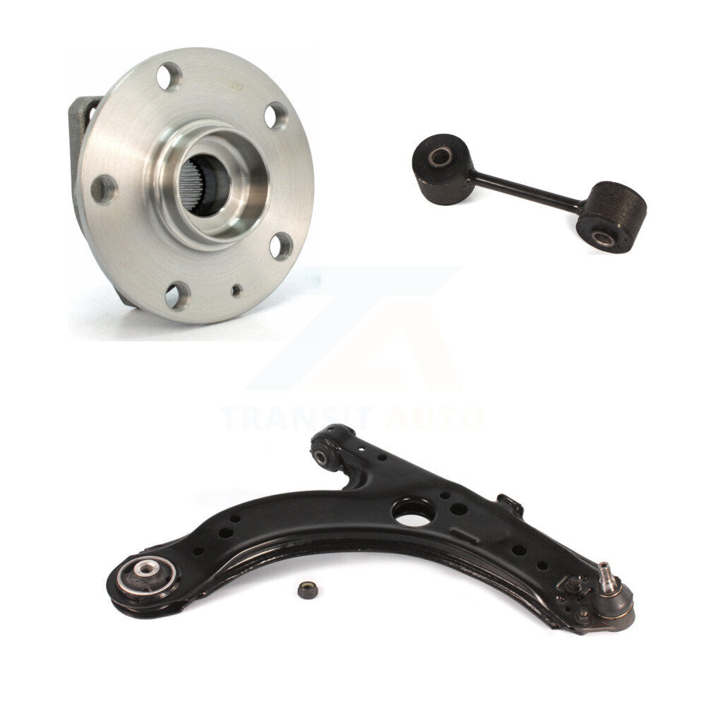 Bearing Lower Control Arm with BJ Link Front Right Kit For Volkswagen Golf City