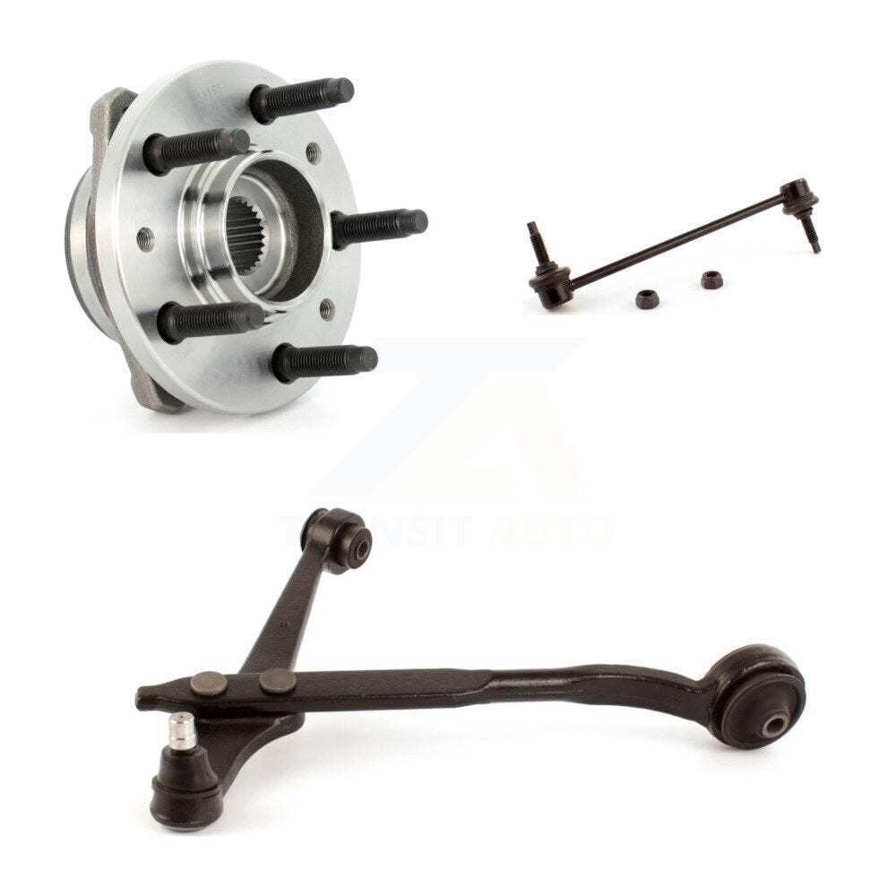Hub Bearing Lower Control Arm & Link Front Right Kit For 1999-2003 Ford Windstar