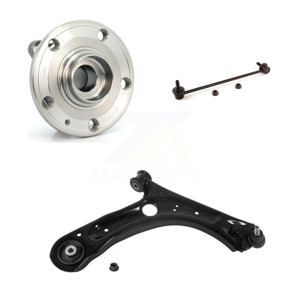 Bearing Lower Control Arm Ball Joint & Link Front Right Kit For Volkswagen Jetta