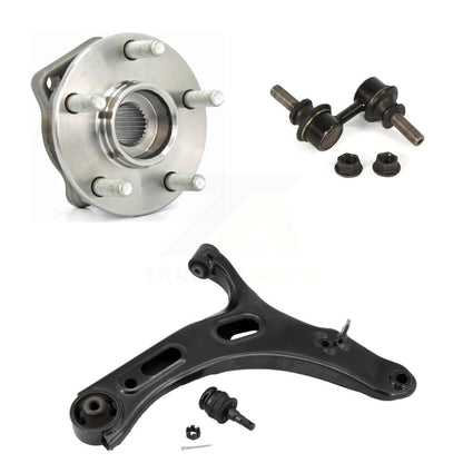 Hub Bearing Lower Control Arm & Link Front Right Kit For 2010-2014 Subaru Legacy