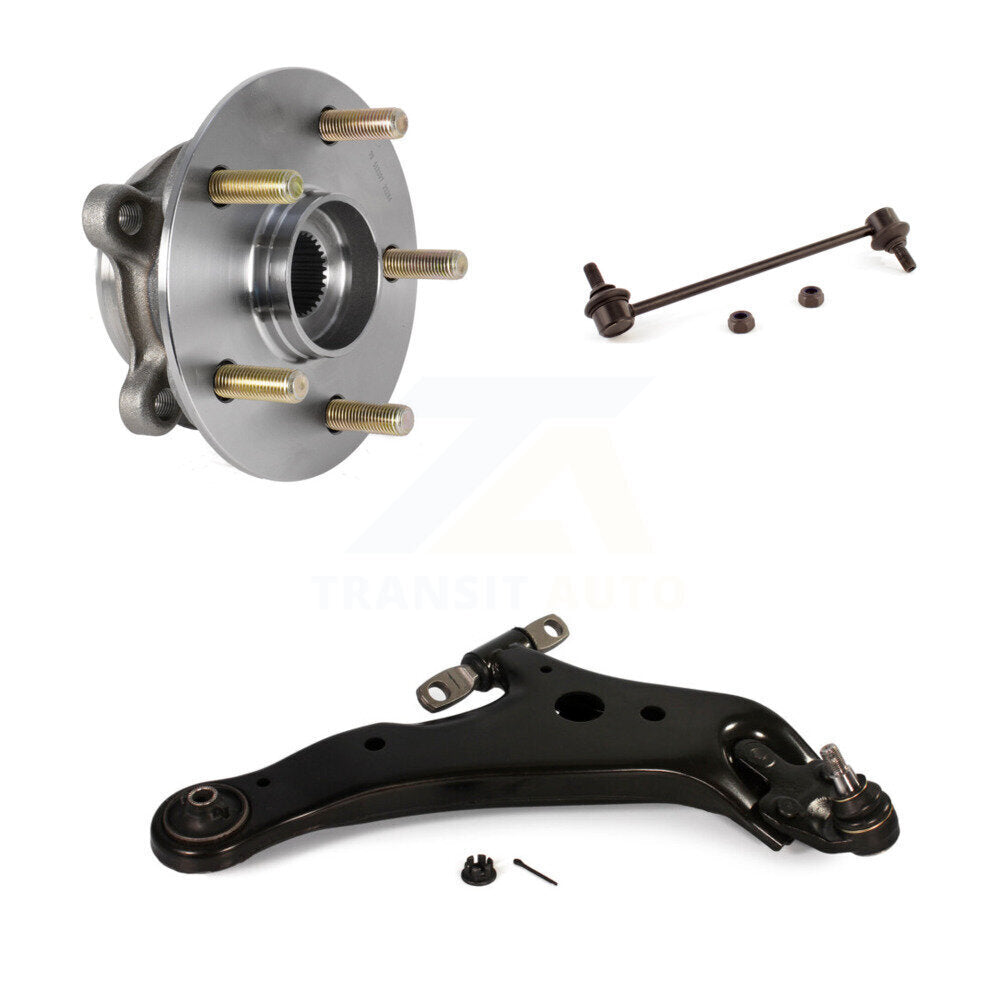Hub Bearing Lower Control Arm Link Front Right Kit For Lexus RX350 RX450h RX350L