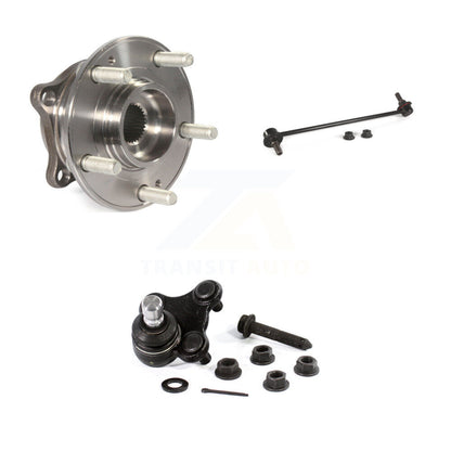 Hub Bearing Lower Ball Joint & Link Front Left Kit For Hyundai Sonata Kia Optima