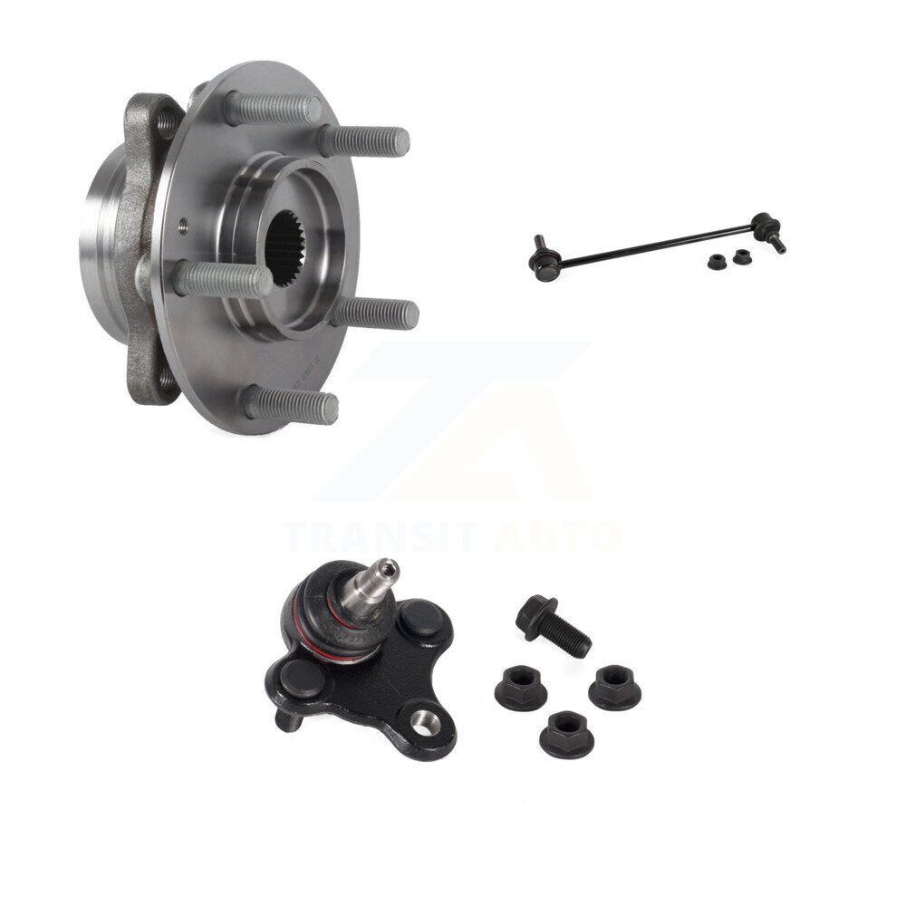 Bearing Lower Ball Joint & Link Front Left Kit For Hyundai Elantra Kia Forte GT