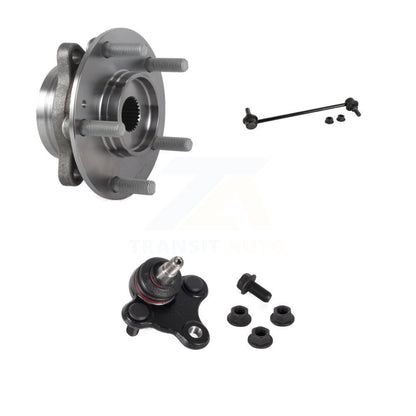 Bearing Lower Ball Joint & Link Front Left Kit For Hyundai Elantra Kia Forte GT