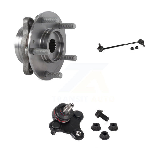 Bearing Lower Ball Joint & Link Front Left Kit For Hyundai Elantra Kia Forte GT