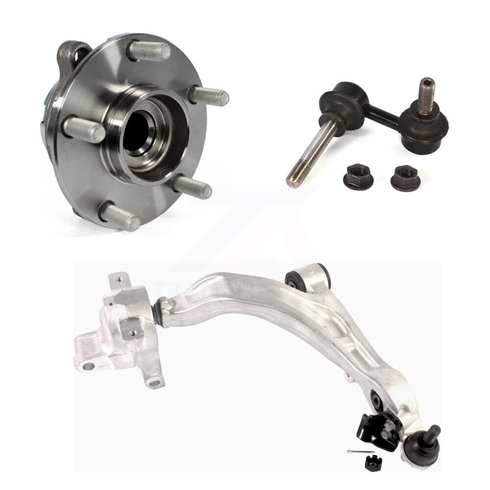 Bearing Lower Control Arm & Link Front Left Kit For INFINITI FX35 QX70 FX37 RWD