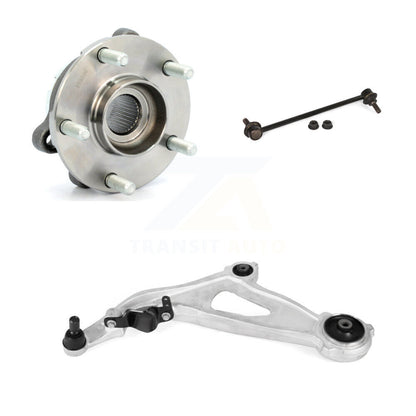 Hub Bearing Lower Control Arm Link Front Left Kit For Nissan Pathfinder INFINITI