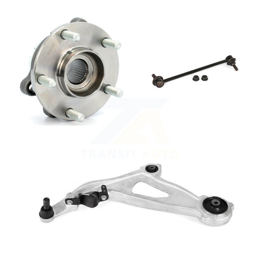 Hub Bearing Lower Control Arm Link Front Left Kit For Nissan Pathfinder INFINITI