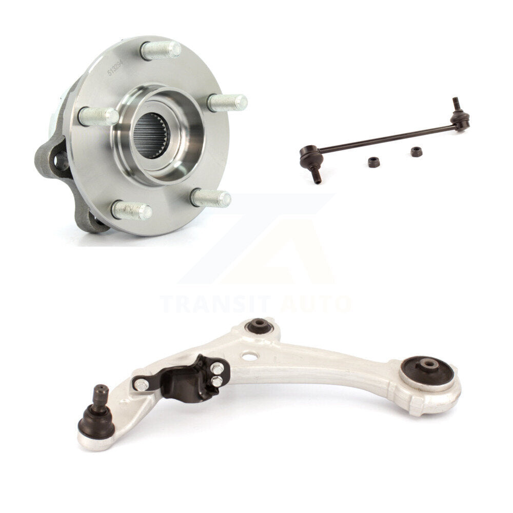 Bearing Lower Control Arm & Link Front Left Kit For 2007-2012 Nissan Altima 2.5L