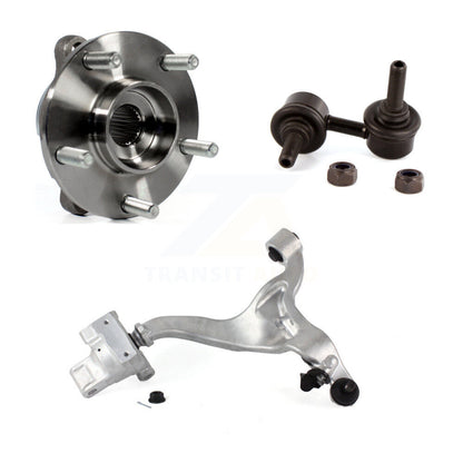 Hub Bearing Lower Control Arm & Link Front Left Kit For INFINITI G37 G35 G25 Q40