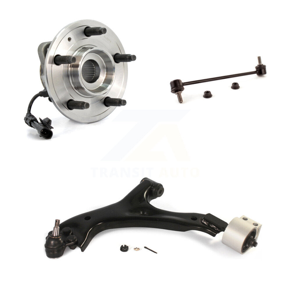 Hub Bearing Lower Control Arm Link Front Left Kit For Chevrolet Equinox Captiva
