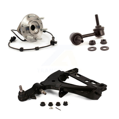 Hub Bearing Lower Control Arm Link Front Left Kit For GMC Chevrolet Envoy XL EXT