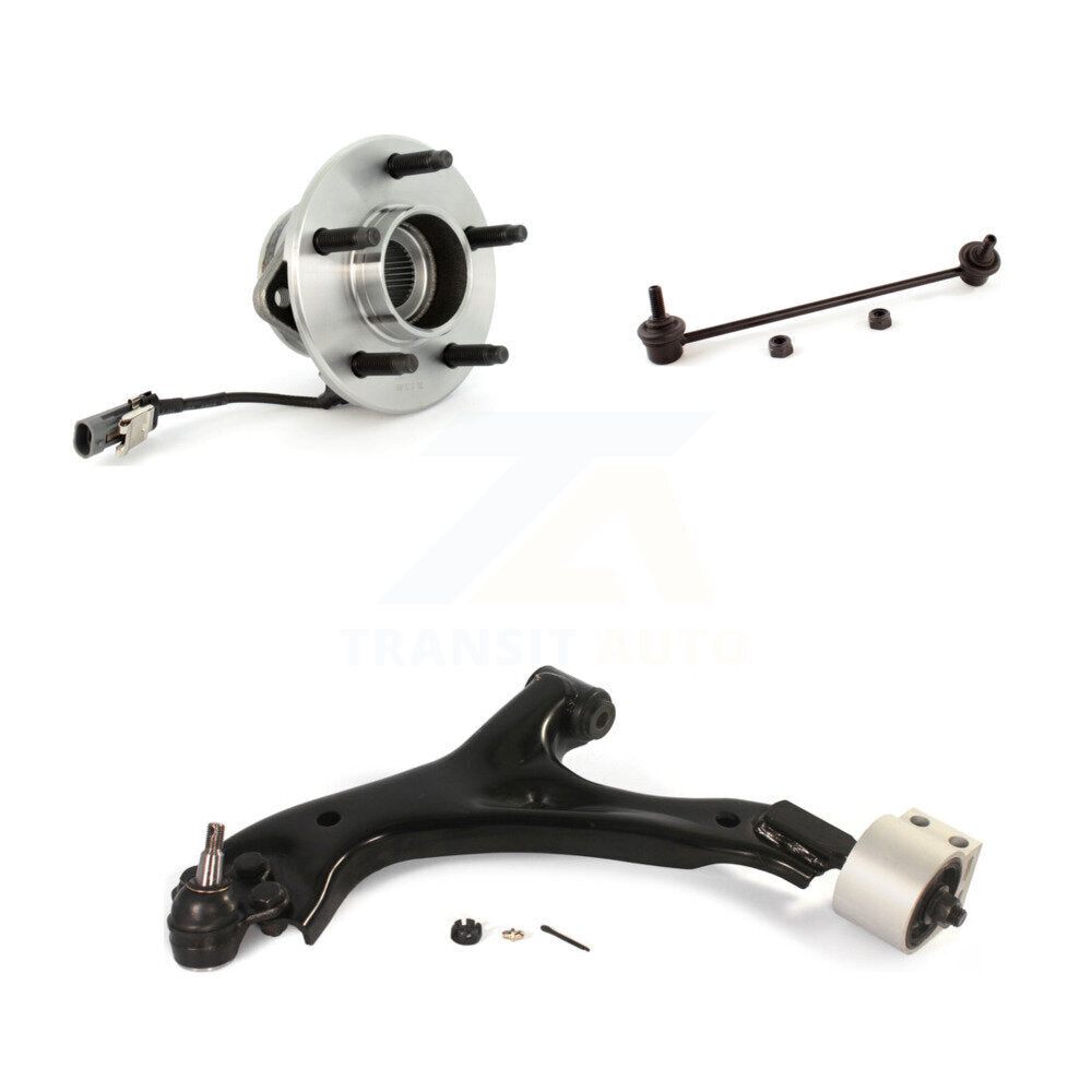 Bearing Lower Control Arm & Link Front Left Kit For Saturn Vue Chevrolet Equinox