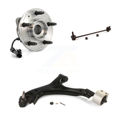 Hub Bearing Lower Control Arm Link Front Left Kit For Chevrolet Equinox Pontiac