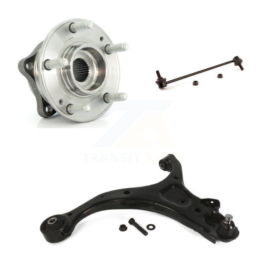 Bearing Lower Control Arm & Link Front Left Kit For Hyundai Santa Fe Kia Sorento