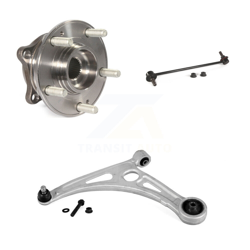 Hub Bearing Lower Control Arm Link Front Left Kit For Hyundai Sonata Kia Optima