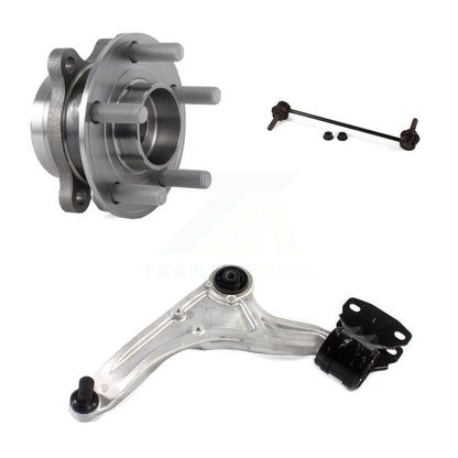 Hub Bearing Lower Control Arm & Link Front Left Kit For Ford Fusion Lincoln MKZ
