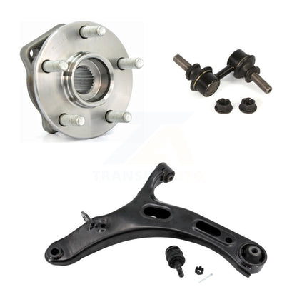 Hub Bearing Lower Control Arm & Link Front Left Kit For 2010-2014 Subaru Legacy
