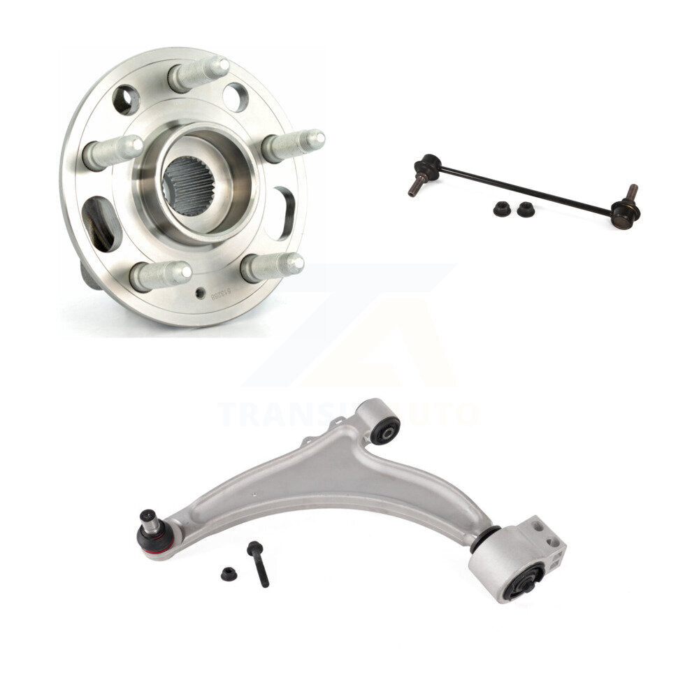 Hub Bearing Lower Control Arm & Link Front Left Kit For Chevrolet Malibu Limited