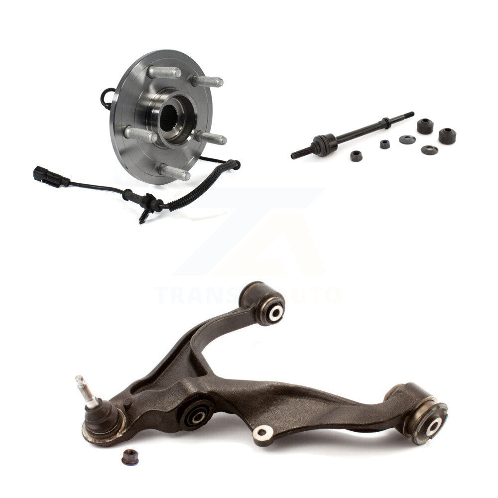 Bearing Lower Control Arm with BJ & Link Front Left Kit For Ram 1500 Classic 4WD
