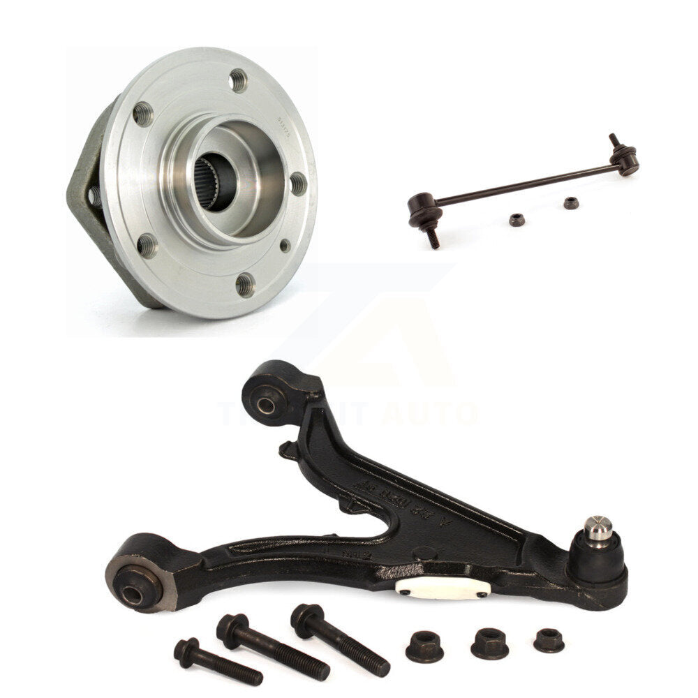 Hub Bearing Lower Control Arm & Link Front Left Kit For 1999-2000 Volvo S70 V70