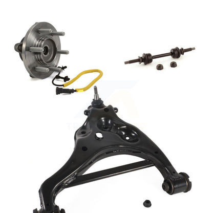 Hub Bearing Lower Control Arm with Ball Joint Link Front Left Kit For Ford F-150
