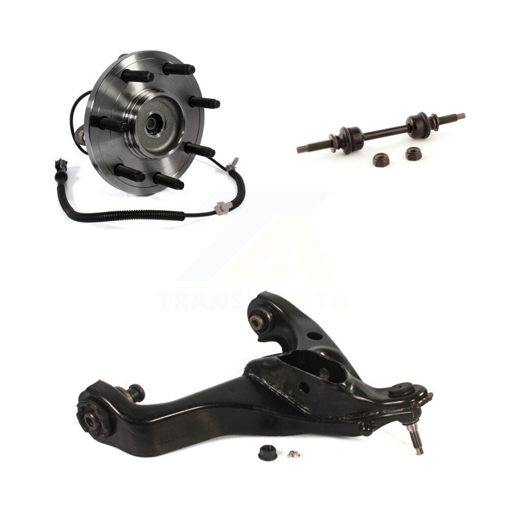 Hub Bearing Lower Control Arm with Ball Joint Link Front Left Kit For Ford F-150