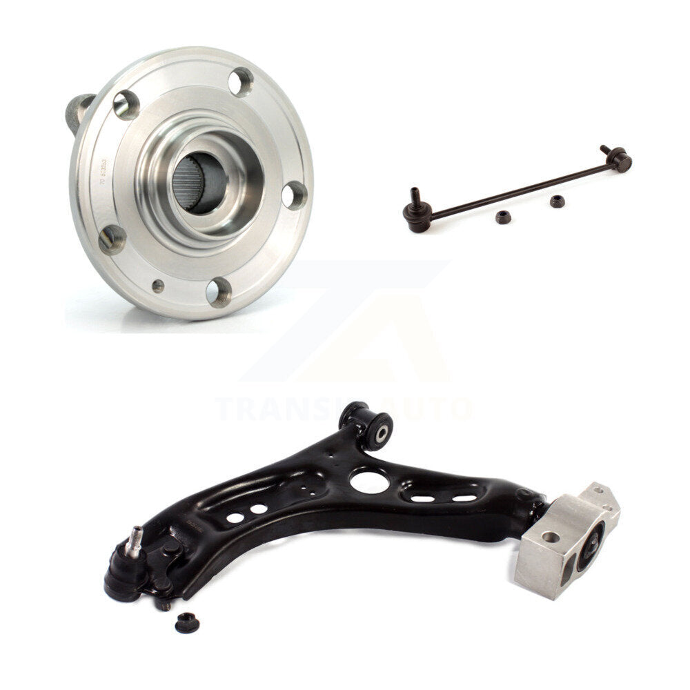 Bearing Lower Control Arm & Link Front Left Kit For Volkswagen Tiguan CC Limited